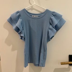 Zara Ruffle top